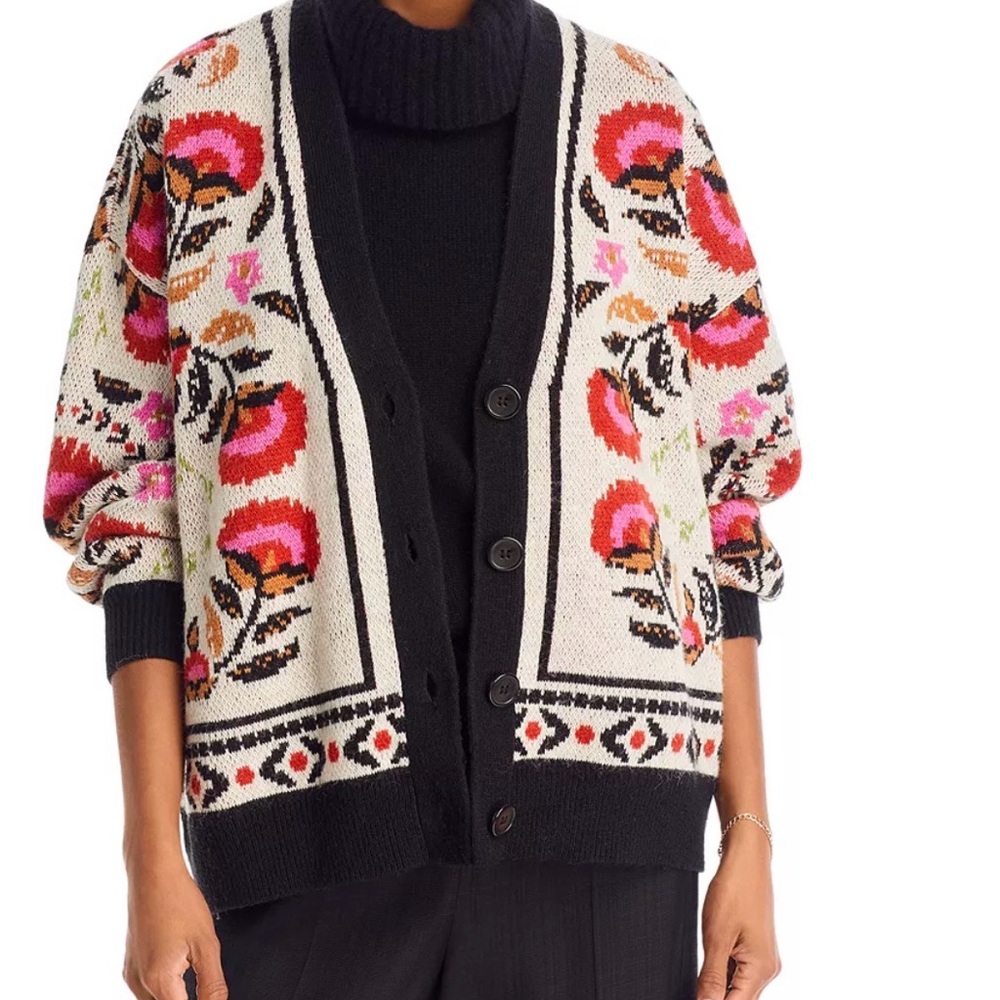 FARM Rio Multicolor Floral Cardigan